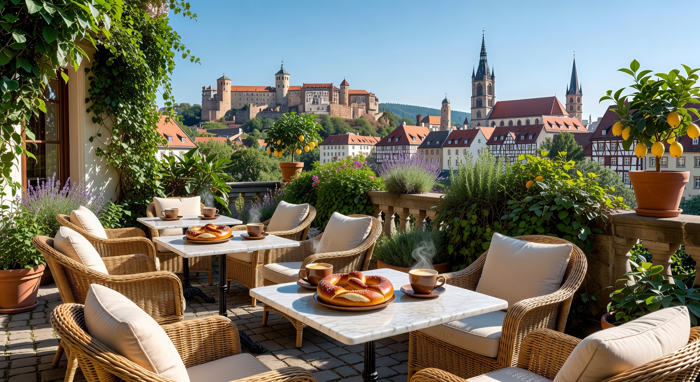 outdoor terrace cafe